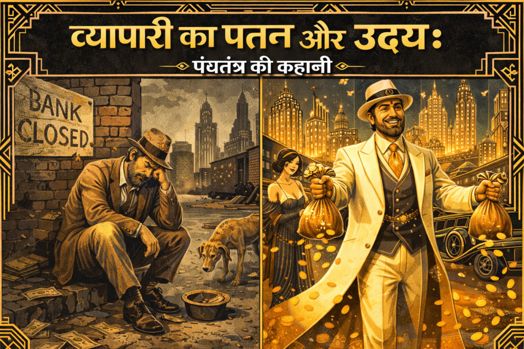 व्यापारी का पतन और उदय : पंचतंत्र की कहानी 2026 2 ChatGPT Image Apr 20 2026 10 18 18 AM