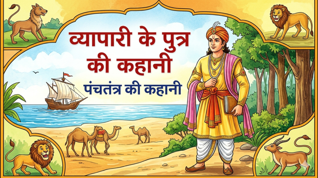 व्यापारी के पुत्र की कहानी